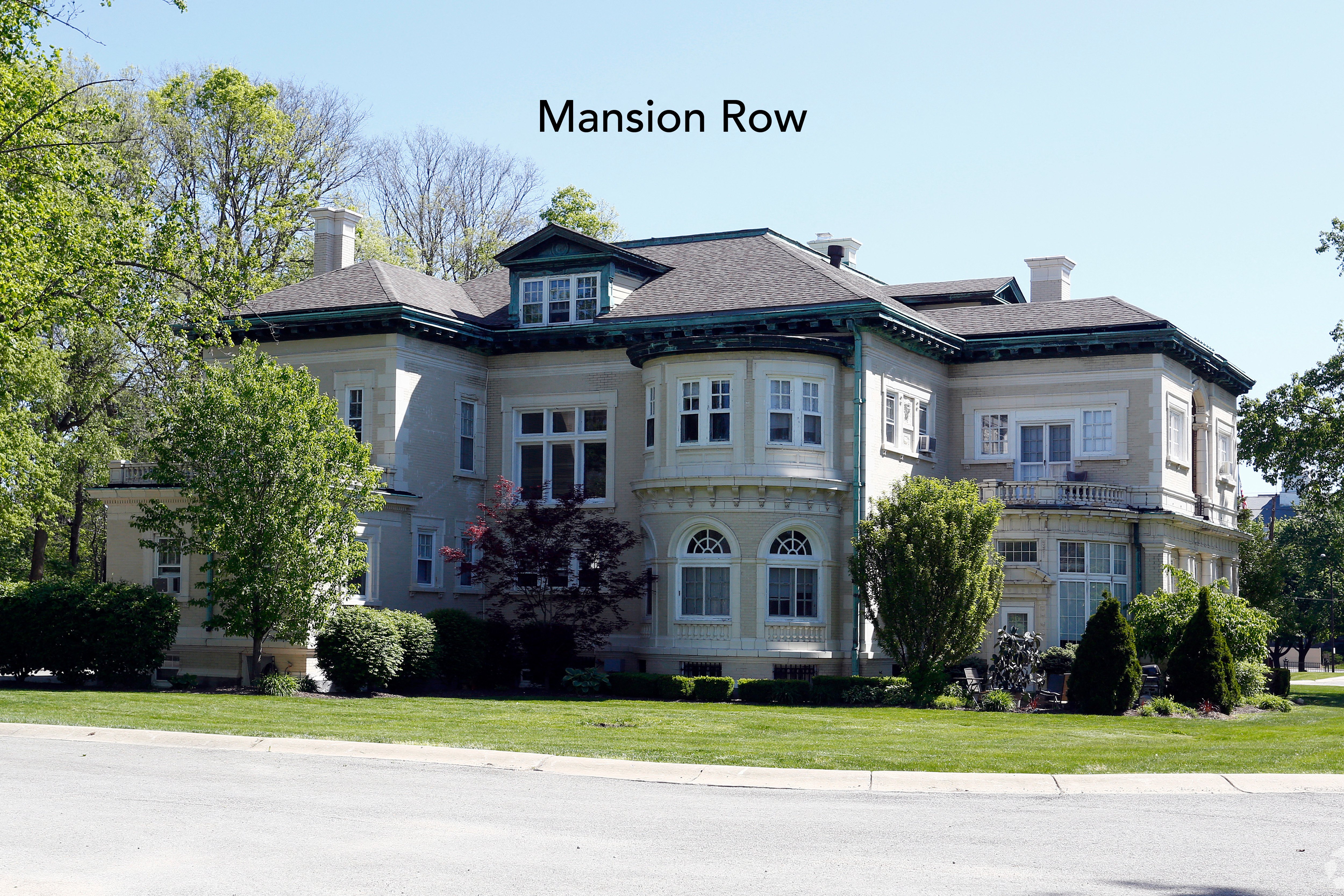 a mansion on mansions row